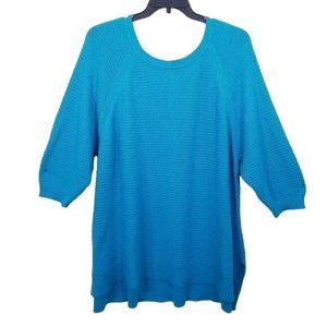 Lane Bryant Knit Turquoise Sweater - 22/24 NWT